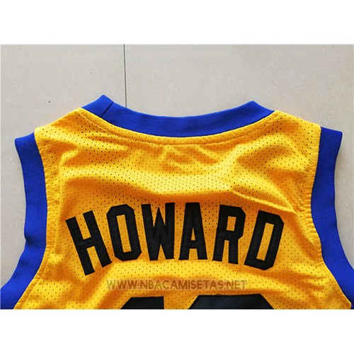 Camiseta Pelicula Beavers Dwight Howard NO 42 Amarillo